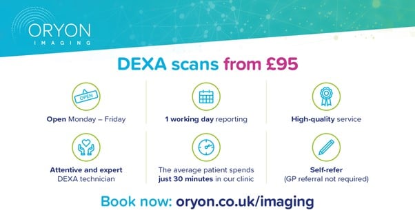 private dexa scan at oryon imaging