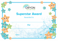 Oryon Imaging Children's Certificate