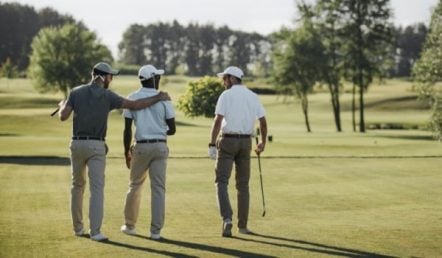 Back pain golf