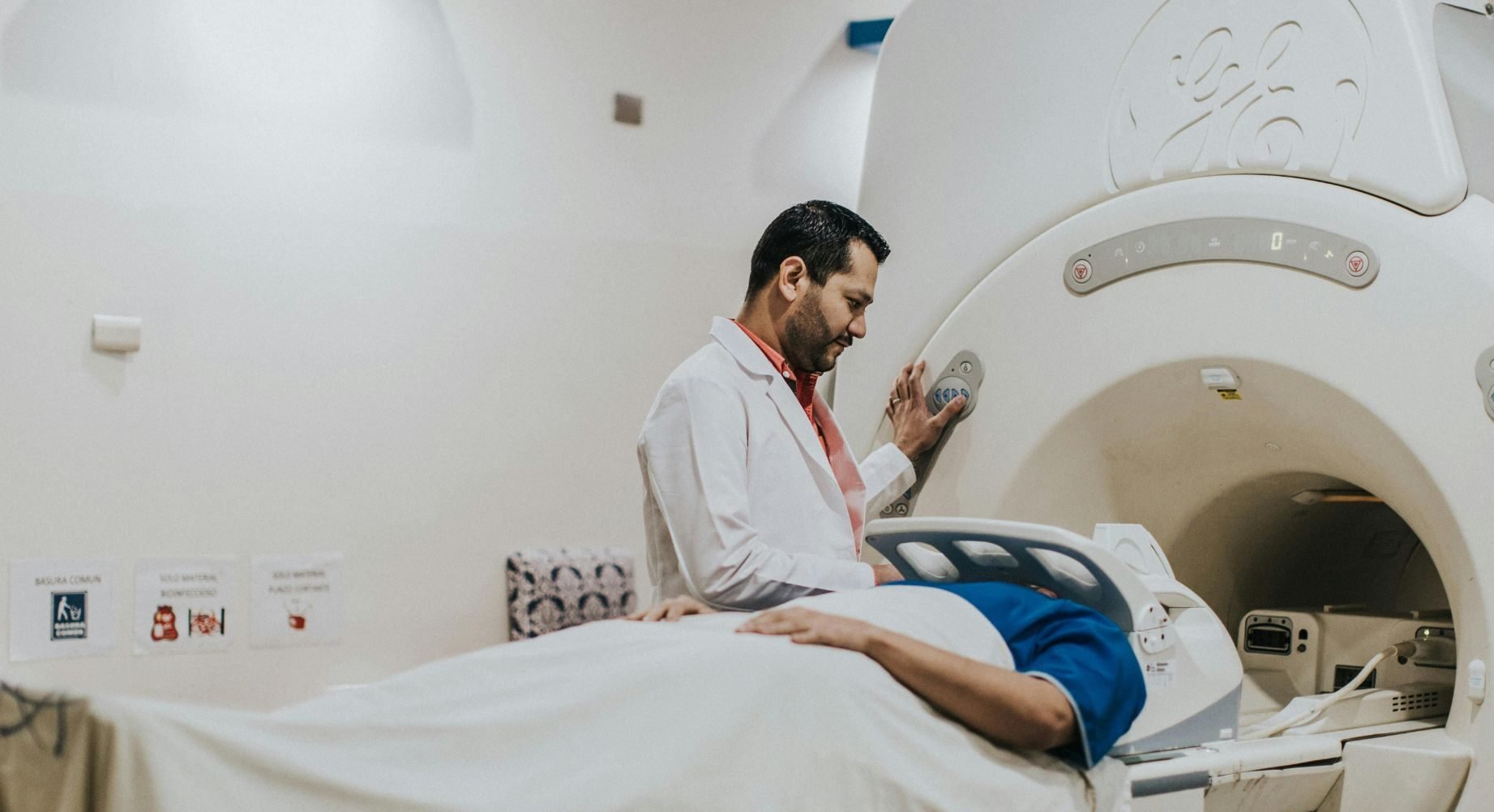 MRI scan with a doctor