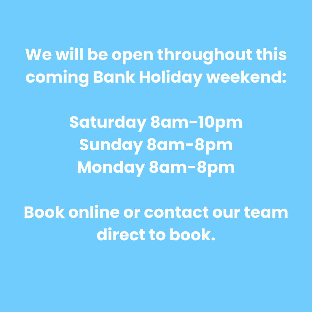 May Bank Hol Opening Hours